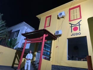 Fachada do dojo da Associação de Judô Ivo Nascimento